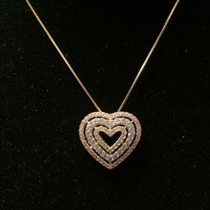 Swarovski Triple Heart Pendant